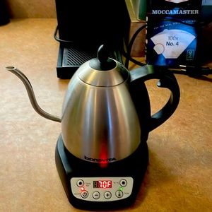 Bonavita 1L Digital Variable Temp Gooseneck Electric Kettle Coffee Tea 1000 Watt